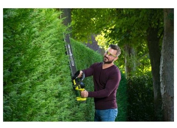 Кусторез Ryobi ONE+ RY18HT55A-0 5133004909 - фотография № 10