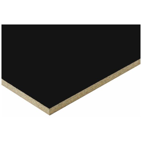 Мебельный щит ЛДСП толщина 16мм Размер 400х2500х16 Цвет - Черный неро 3786₽
