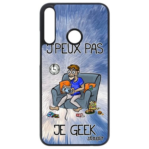 фото Противоударный чехол на смартфон // huawei p40 lite e // "не могу - играю!" повод технарь, utaupia, голубой