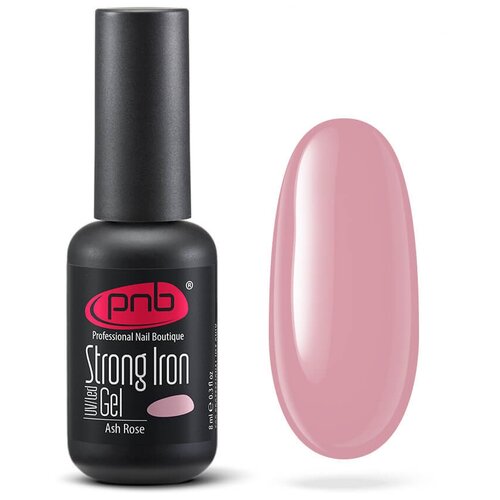 PNB Базовое покрытие Strong Iron Gel, ash rose, 8 мл, 50 г