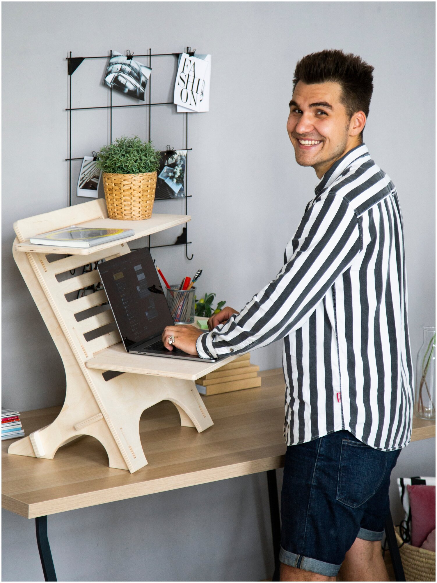 Подставка для ноутбука на стол для работы стоя STAYHOME DESK — купить в ...