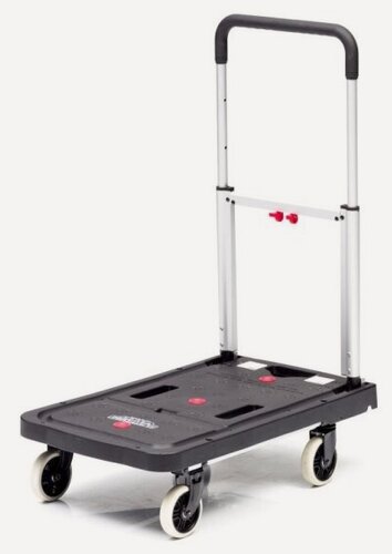 Изображение товара Тележка платформенная Стелла-техник FF-S складная, алюминий, сталь, пластик, грузоподъемность 137кг