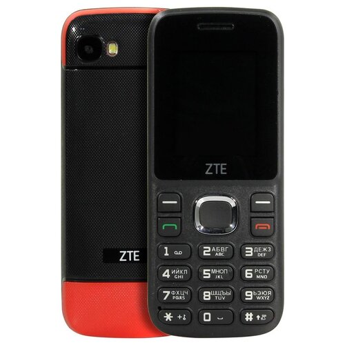 Телефон ZTE R550, 2 SIM, черный/красный