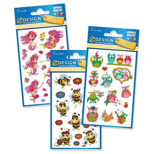 Этикетки Avery Zweckform Z-design 56061/56064/56066 16.5x11.5/70г/м2/3л./белый самоклей. универсальная