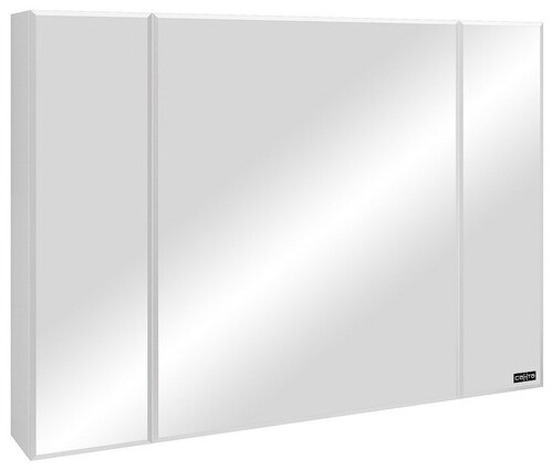 Зеркальный шкаф СанТа Стандарт 100 Белый