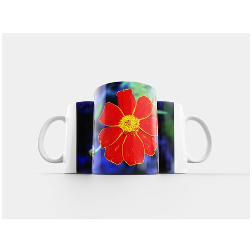 фото Кружка "цветок апельсина, лепестки, цветы лепестки" 320 мл lotsprints