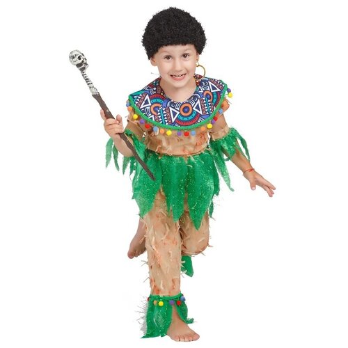 Карнавальный костюм детский Папуас (122) костюм национальный детский белорусский мальчик 122