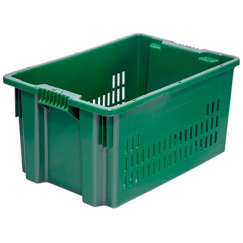 фото Ящик пластиковый для хранения, 60 х 40 х 30 см, 2 шт, зеленый димакс