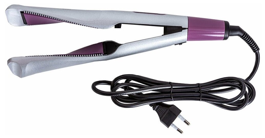 Стайлер Pioneer HS-10115 электрический для укладки волос, черный, фиолетовый