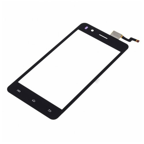 Тачскрин для Micromax Q424 Bolt Selfie, черный тачскрин для micromax q4101 bolt warrior 1 plus черный