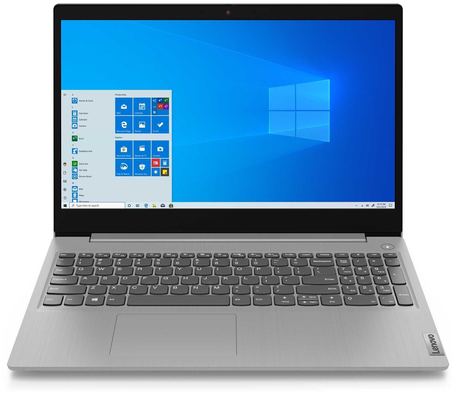 Ноутбук Lenovo IdeaPad 3 15ITL05 Core i5 1135G7 8Gb SSD512Gb Intel UHD Graphics 156 IPS FHD 1920x1080 Windows 10 Home grey WiFi BT Cam