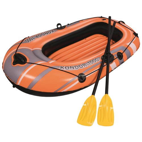 лодка надувная bestway 61136 kondor 1000 raft 154x96см Надувная лодка Bestway Hydro-Force Raft Kondor 1000, 61078 оранжевый