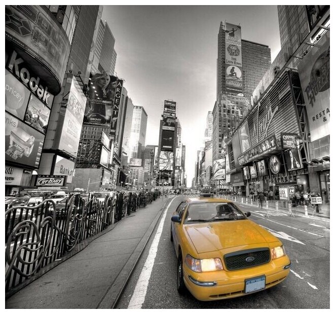 Интерьерная картина-обогреватель WarmART "Нью-Йоркское такси" 60х60 см