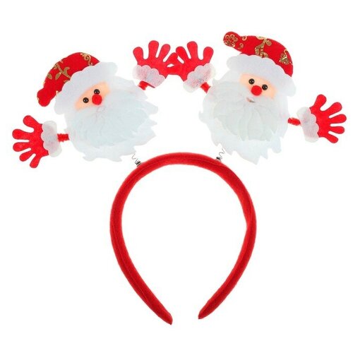 Карнавальный ободок Дед Мороз ободок для волос карнавальный дед мороз