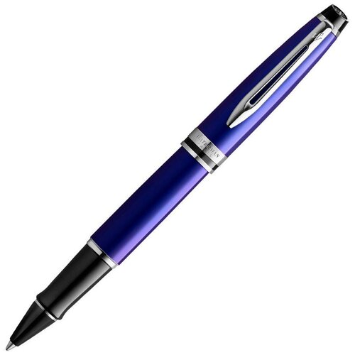 Ручка роллер Waterman Expert 3 2093458 Blue CT F черные чернила подар. кор.