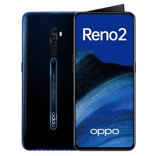 Обновлённый Oppo RENO 2 256 Gb Black Qualcomm Snapdragon 730G NFC 2Sim без 5G состояние Хорошее 2409000₽