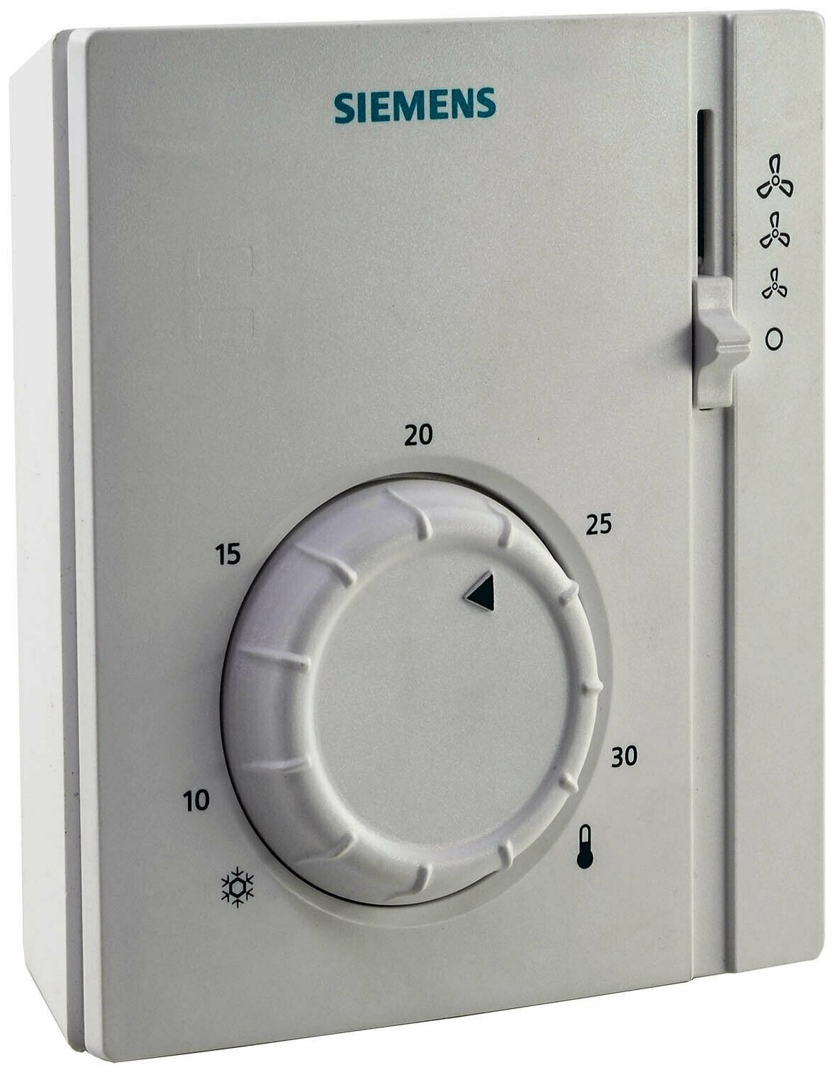 Комнатный термостат RAB21 Siemens накладного монтажа без расписания для фенкойлов, напольных конвекторов и холодных потолков - фотография № 2