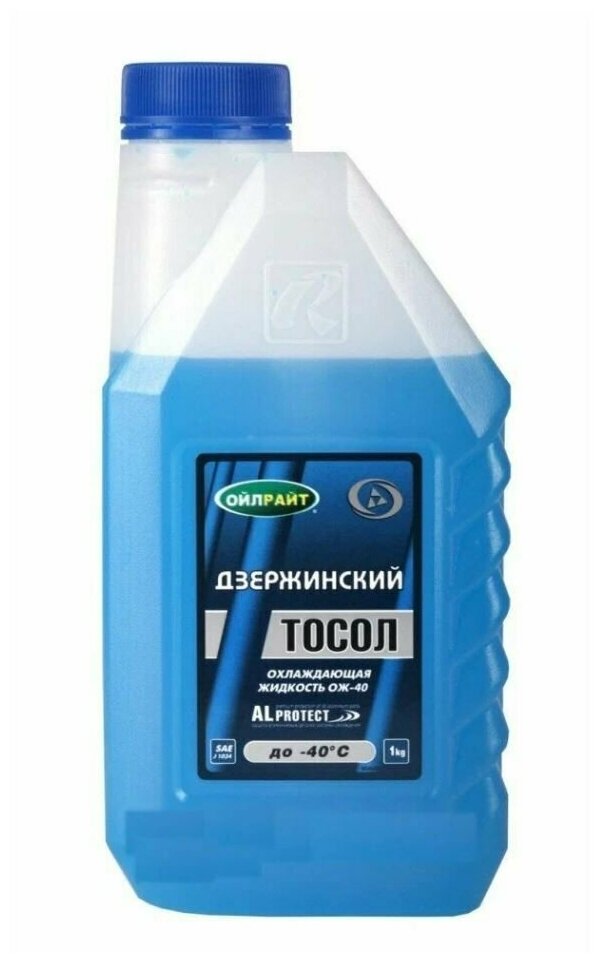 Охлаждающая жидкость Тосол OILRIGHT дзержинский ОЖ-40 1 кг