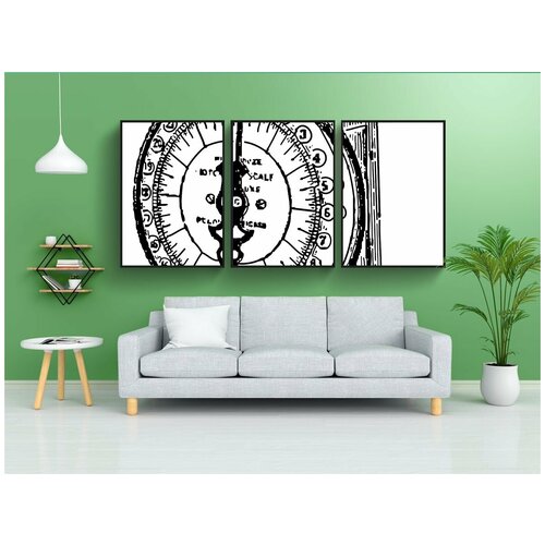 фото Набор модулных постеров для интерьера "весы кухонные, весы, баланс" 60x90 см. в тубусе, без рамки lotsprints