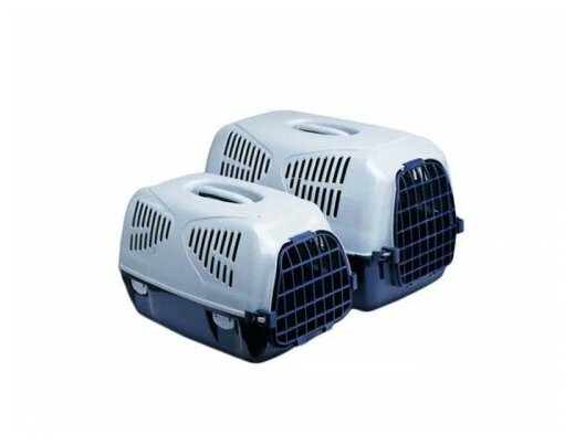 Клиппер-переноска для кошек и собак MPS Sirio Little 33.5х31х50 см серый - фотография № 7
