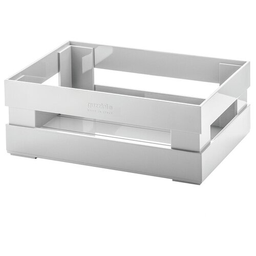 Ящик для хранения Tidy &Store, 22,5х15,5х8 см, светло-серый, Guzzini, 16930033