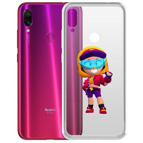 фото Чехол-накладка clear case brawl stars-стритстайл макс для xiaomi redmi note 7 krutoff group