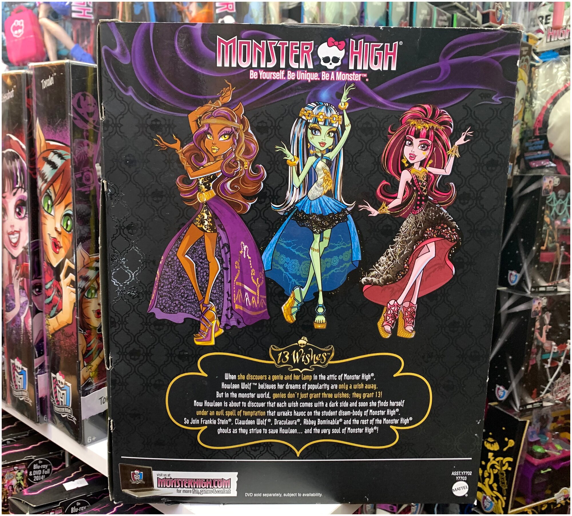 Кукла Монстр Хай Дракулаура пленник Касба 13 желаний, Monster High 13 ...