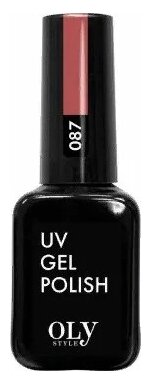 Olystyle гель-лак для ногтей UV Gel Polish, 10 мл, 087 персиковый