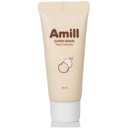 Пенка для умывания с зерновыми экстрактами Amill Super Grain Foam Cleansing (Deluxe Sample 20 мл) (СГ до 11.2024г.) пенка для умывания amill super grain bubble foam 200 мл