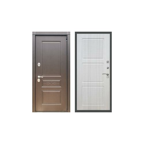 Дверь входная (стальная, металлическая) Сенатор Премиум S Шоколад ФЛ-1 