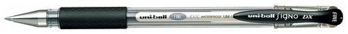 Гелевая ручка Signo DX Ultra-fine UM-151, черный, 0.7 мм