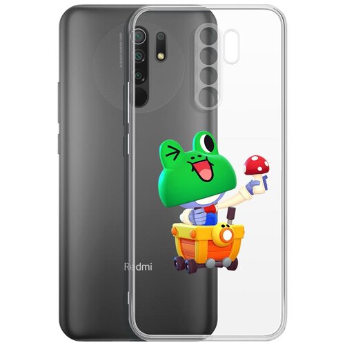 фото Чехол-накладка clear case brawl stars-леонард карл для xiaomi redmi 9 krutoff group