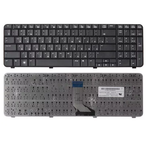 Клавиатура HP Compaq Presario CQ61, Pavilion G61 (черная) шлейф матрицы для ноутбука hp compaq g61 cq61
