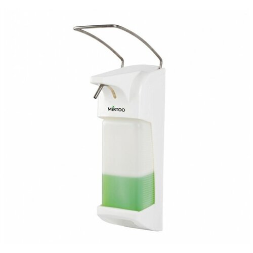 Дозатор локтевой для антисептика и мыла антивандальный 1000 мл. с замком, MIRTOO X-2262