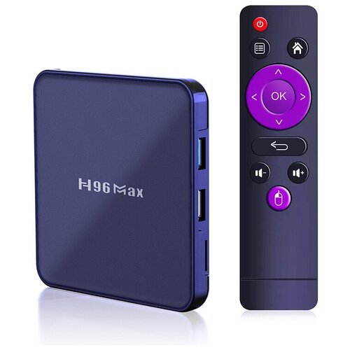 Смарт ТВ приставка H96 Max V12 Smart TV Box 4К ULTRA HD 4/32 Гб Андроид 12.0