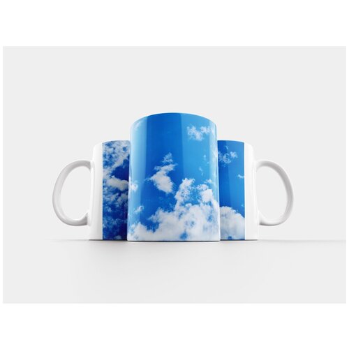 фото Кружка "небо, облака, синий" 320 мл lotsprints