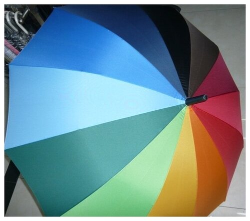 Зонт-трость ЭВРИКА подарки и удивительные вещи, механика, для женщин, мультиколор
