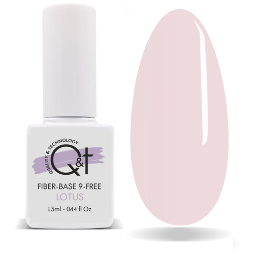 QT, База со стекловолокном Fiber-Base 9-Free Lavender, 13 мл