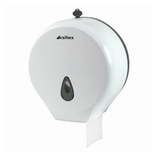 Держатель для туалетной бумаги KSITEX TH-8002, белый, круглая форма
