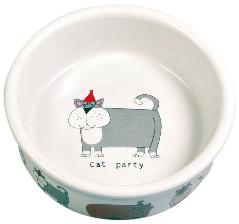 Набор мисок для кошек Trixie Ceramic Bowl - фотография № 2