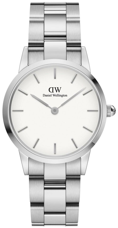 Наручные часы Daniel Wellington Iconic Link DW00100207, серебряный, белый