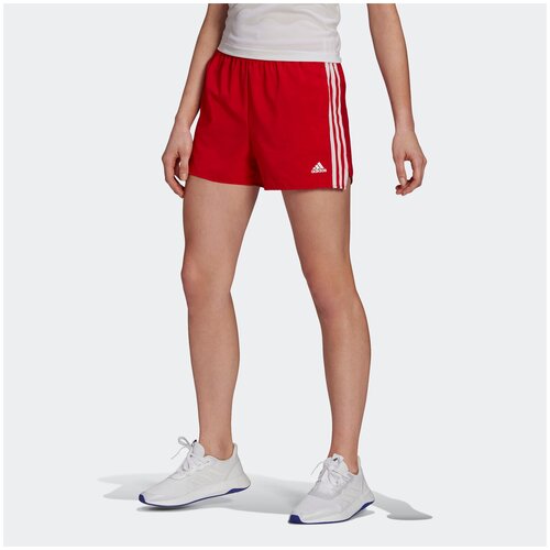 фото Шорты adidas essentials relaxed woven 3-stripes shorts красный m gn3108