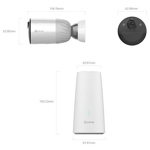 Комплект видеонаблюдения Ezviz CS-BC1-B1 1110200₽