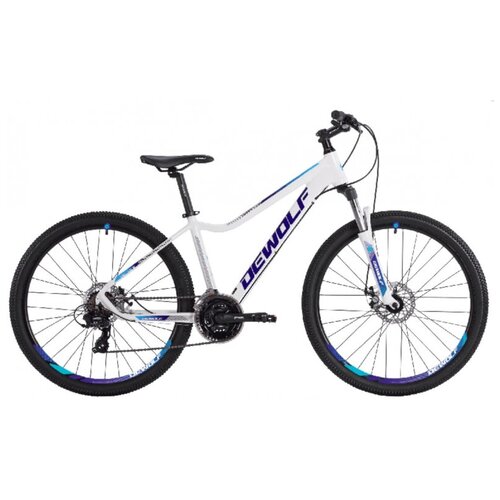 Велосипед Dewolf TRX 10 W (белый/светло-голубой/пурпур; 18; DWF2127540018)