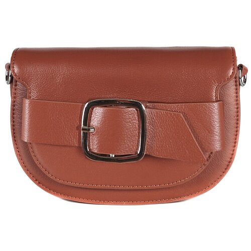 фото Сумка/сумка женская/натуральная кожа/meyninger/а-св-5626/коричневый/модель кросс-боди/не вмещает а4