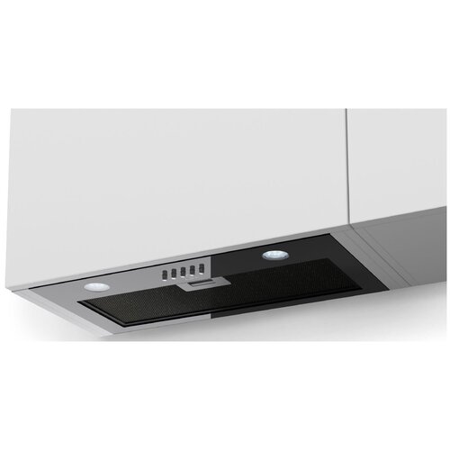 Вытяжка встраиваемая Lex Ghost G 600 черный управление кнопочное 1 мотор 1346700₽