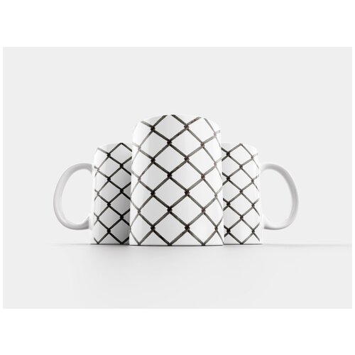 фото Кружка "ржавый забор, изгородь, красная ржавчина" 320 мл lotsprints