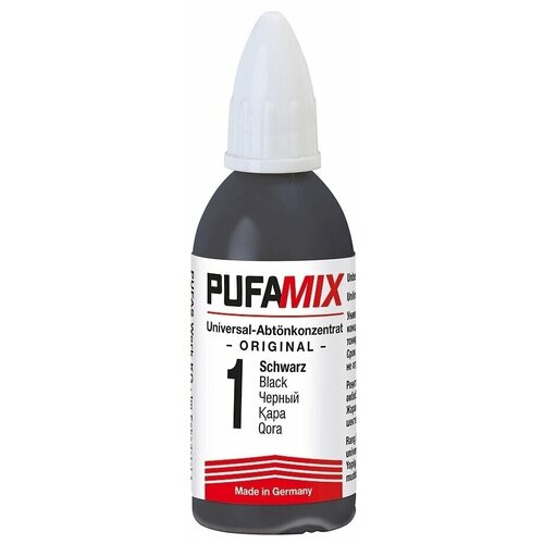 Колер Pufamix К1 Чёрный Универсальный (концентрат для тонировани)я 20 ml Pufas