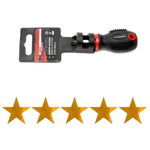 Отвертка крестовая магнитная 