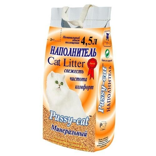 Pussy-Cat Минеральный, 4,5 л, (3 кг), 6 шт. (2 упаковки)